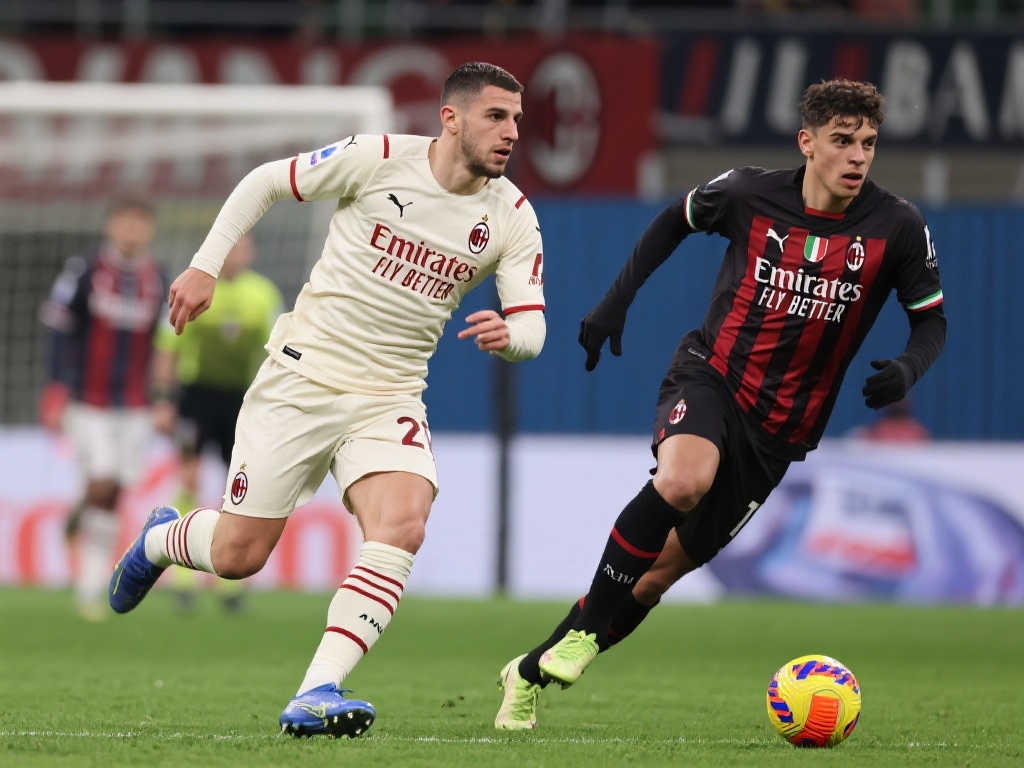米兰对阵博洛尼亚首发阵容：普利西奇与菲利克斯领衔，卡拉布里亚替补待命